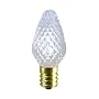 White LED C7 Replacement Light Bulb / Candelabra Base L.E.D. / .96 Watt Holiday and Christmas Lighting Replacements