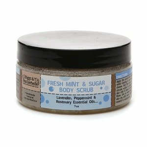 Biggs & Featherbelle Body Scrub, Fresh Mint and Sugar, 7 Ounce