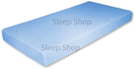 SilverRest Sleep Shop 7-Inch Memory Foam Mattress for Kids, Twin Size, Blue