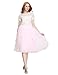 Nemobridal Women's 7 Layer Short Elastic Waistband Tutu Princess Tulle Midi Skirt