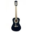 Barcelona 30-Inch 1/2-Size Nylon String Classical Acoustic Guitar - Black