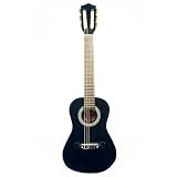 Barcelona 30-Inch 1/2-Size Nylon String Classical Acoustic Guitar - Black