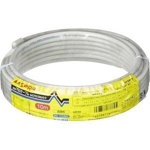 マスプロ BS・CS用低損失75Ωケーブル 4Cケーブル10m S4CFB10MH-P
