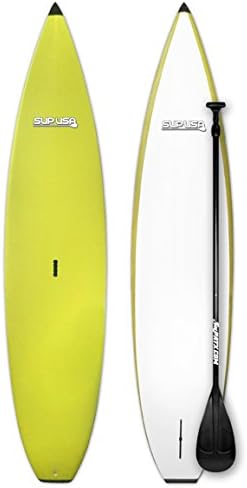 SUP USA Kids Beginner Paddleboard Package | Model: Rocket | Color: Yellow | Length: 9'6"