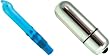 Deluxe Blue Vibrating Glass G-Spot Dildo Adult Sex Toy Kit