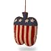 Patriotic Apple Ornament