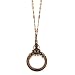 Jewelry : Ornate Magnifying Glass Copper Tone