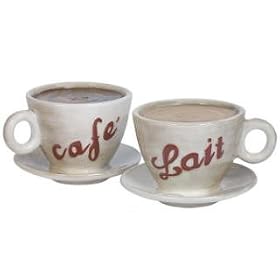 Coffee House Salt and Pepper Shakers by Blonder