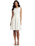 Jones New York Womens Lace Asymetrical Pleat Dress