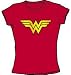 Search : DC Wonder Woman Red Logo Symbol Juniors T-shirt