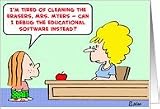 debug, educational, software, teacher Card