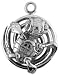 Floating Turtle Pewter Pendant Necklace