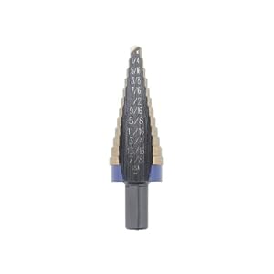 Irwin Tools 10234CB Unibit 1/16-Inch 12-Step Cobalt Step Drill Bit