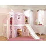 Bolton Cottage Deluxe Low Loft Tent Bed and Slide