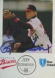 Jeff Richardson, Buffalo Bison - Pirates Affiliate Autographed Card