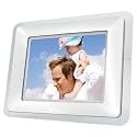 Coby DP842-128 8.4-Inch Acrylic Digital Photo Frame with MP3 Player (White)