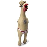 Charming Pet Products Large Grampa Gimpy Hip Squeaky Latex Dog Toy