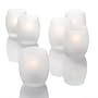 Set of 72 Frosted Grande Hurricane Votive Holders