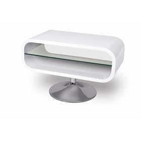 Opod OP80W - LCD & Plasma TV  Stand to 32" - Gloss White