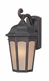 Outdoor Living : Westinghouse 66842 Village Manor One-Light Exterior Wall Lantern, Oil Rubbed Bronze with Seeded Linen Globe