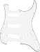 Fender Standard Stratocaster Pickguard, 11-hole For 3 single coil pickups, Black