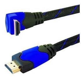 Aurum Cables High Speed HDMI Cable, 1080p (Full HD) 90 degree (Right Angle) Supports 3D -... 