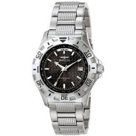 INVICTA MEN'S SWISS PYTHON ALL STAINLESS W/BLACK DIAL - 6070
