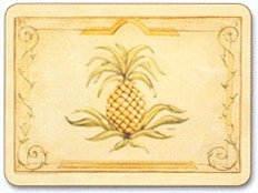Set of 4 Majestic Pineapple Placemats D6 116