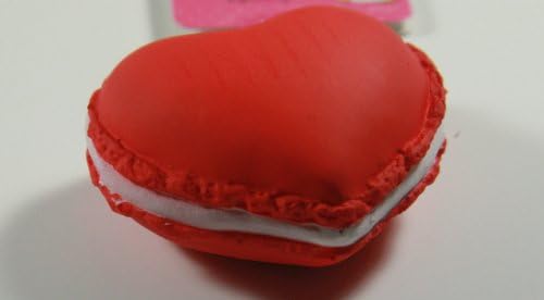 Sammy the Patissier 2.0 Kawaii Super Squishy Red Cherry Heart Macaroon Squishy
