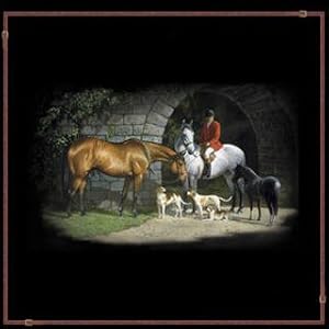 Fox Hunt SHOWER CURTAIN equestr