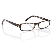 Rectangle Frame Amber Reading Glasses