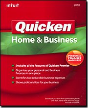 Brand New Intuit Inc. Quicken 2010 Home & Business