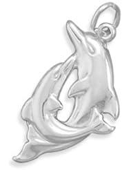 Playful Dolphins Charm