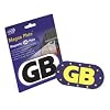 GB Magnetic Sticker - White Background - For Travel Abroad