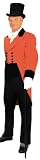 Adult Mens Ringmaster Costume Vest & Coat