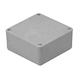 日動電工 露出用 四角BOX 浅形ノック無 グレー 4B50GHW