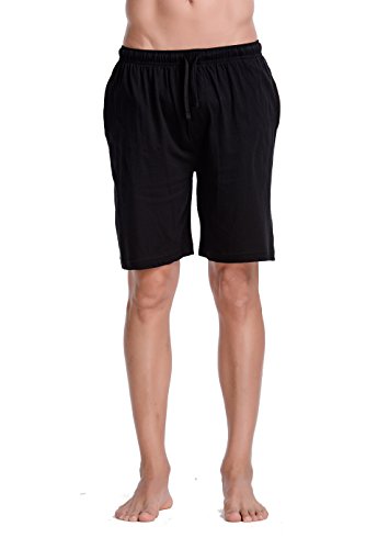 CYZ Men's Sleep Shorts - 100% Cotton Knit Pajama Shorts
