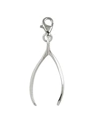 Rembrandt Charms Wishbone Charm with Lobster Clasp