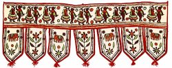 Tapestry Wall Hangings Interior Decoration Art of India Size 38 x 15 inches (trn272)