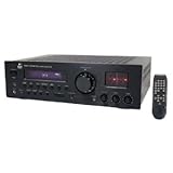 Pyle Home PT990A 1000 Watt AM/FM Multi Source Digital Receiver with Vacuum Tube Preamplifier (USB/MP3 Inputs, Remote Supports iPod Control)