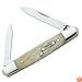 Case Knives 10497 Standard Eisenhower Pen Pocket Knife with Natural Bone Handles