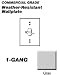 1432 Leviton Toggle Switch Weather-Resistant Wallplates