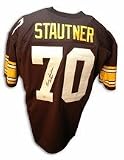 Ernie Stautner Hand Signed Pittsburgh Steelers Throwback Jersey Inscribed HOF 1969