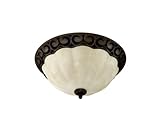 IMAGE OF Broan 764RB Decorative Ventilation Bath Fan with Light Oil Rubbed Bronze Finish with Ivory Alabaster Glass
