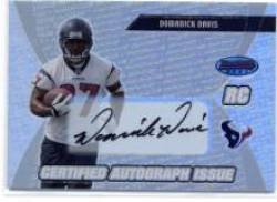 2003 Bowman's Best #137 Domanick Davis AU RCRC - Houston Texans (Autographed Card) (Football Cards)