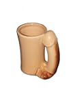 Keramiktasse Penis + 1 Glasbeutel