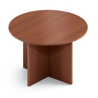  Boardroom Round Conference Room Table Color: Avant Honey