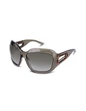 Marc Jacobs Open Temple Beveled Plastic Sunglasses green/shaded grey