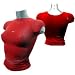 Nike Ladies Dri-Fit Running Tight T-shirt (For Use With Ipod Nano) (Size: Large) (Colour: Red )
