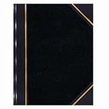 Texhide series accounting book, 150 sheets, 8-3/8 x 10-3/8, black/burgundy - Same Day Shipping (orders by 3 pm), Next Day Delivery (in most cases)